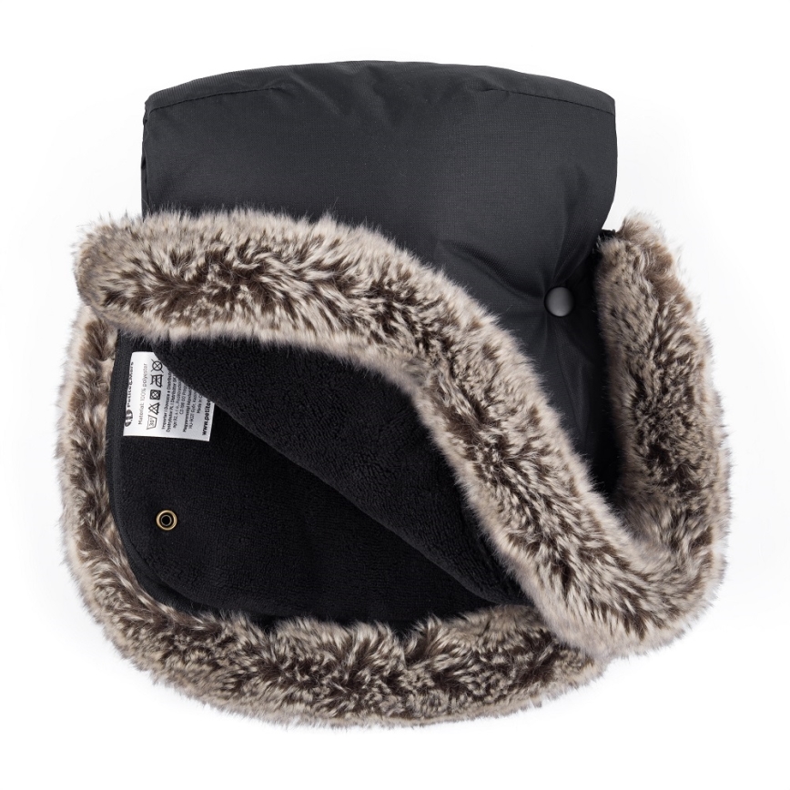 PETITE&MARS - SÆT 4-i-1 kørepose COMFY Stylish Beauty + håndmuffer til klapvogn