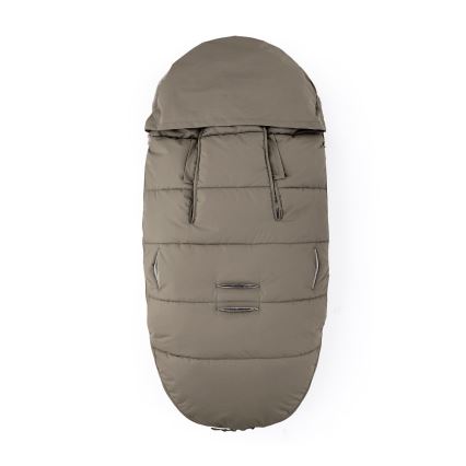 PETITE&MARS - SÆT Babyvognpose 4 i 1 COMFY + håndmuffer til barnevogn FURRY Mocha Mousse