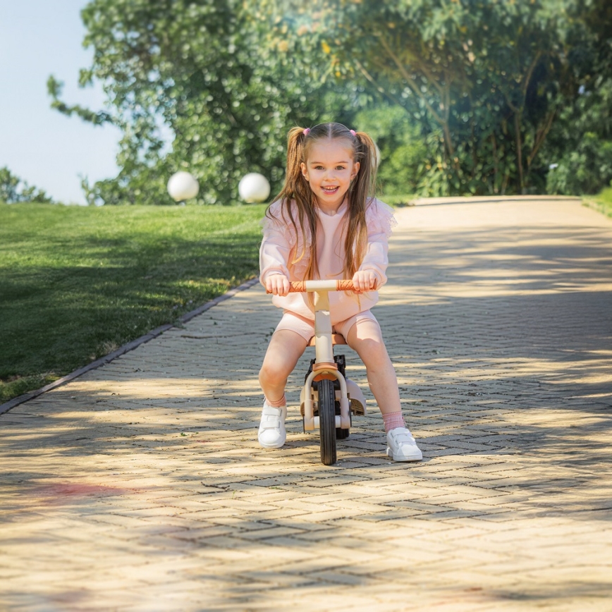 PETITE&MARS - Trehjulet cykel 5-i-1 TURBO Desert Sand