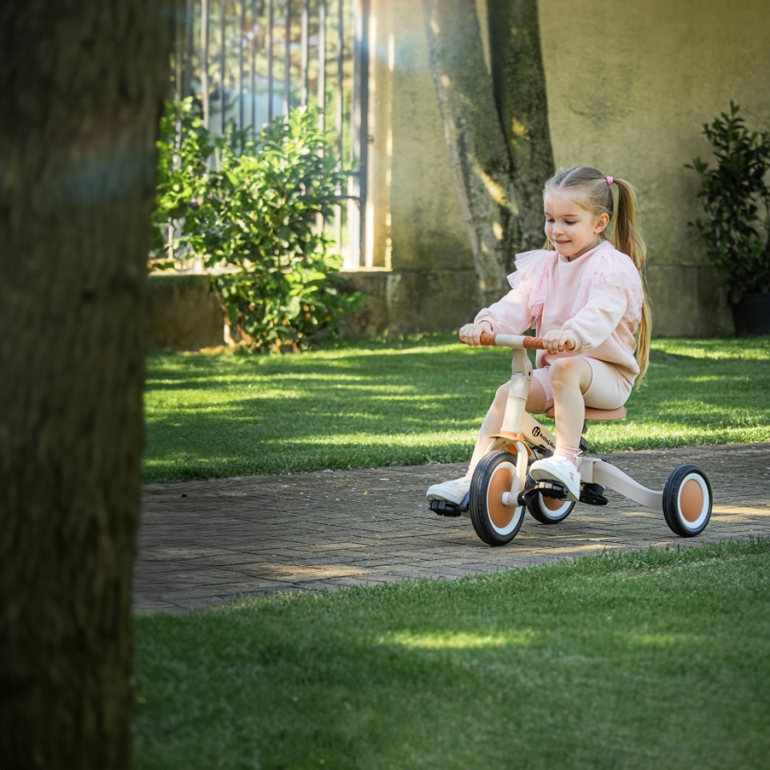 PETITE&MARS - Trehjulet cykel 5-i-1 TURBO Desert Sand