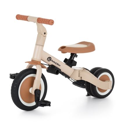PETITE&MARS - Trehjulet cykel 5-i-1 TURBO Desert Sand