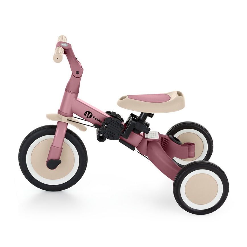 PETITE&MARS - Trehjulet cykel 5-i-1 TURBO Dusty Rose