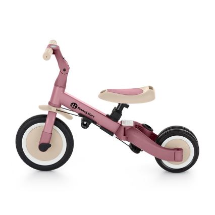 PETITE&MARS - Trehjulet cykel 5-i-1 TURBO Dusty Rose