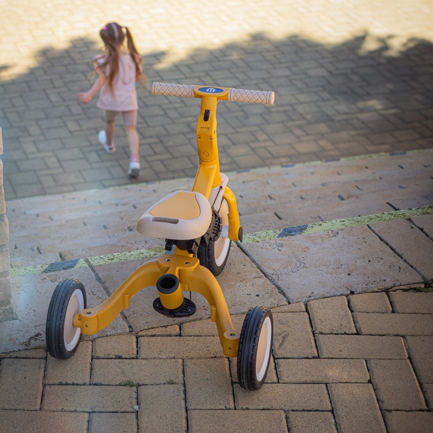 PETITE&MARS - Trehjulet cykel 5-i-1 TURBO Intense Ochre