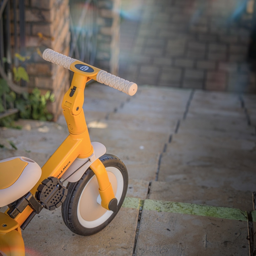 PETITE&MARS - Trehjulet cykel 5-i-1 TURBO Intense Ochre