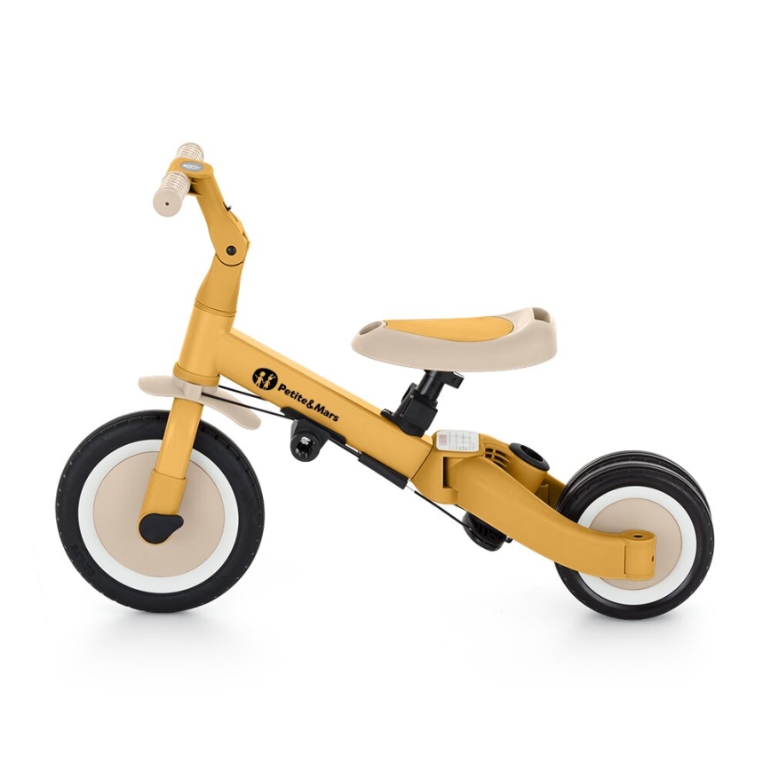PETITE&MARS - Trehjulet cykel 5-i-1 TURBO Intense Ochre