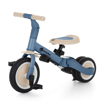 PETITE&MARS - Trehjulet cykel 5-i-1 TURBO Ocean Blue