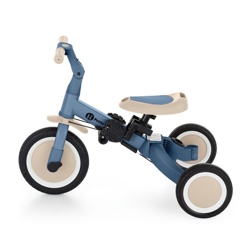 PETITE&MARS - Trehjulet cykel 5-i-1 TURBO Ocean Blue