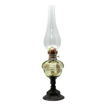 Petroleums lampe BARBORA 54 cm skovgrøn