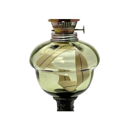 Petroleums lampe BARBORA 54 cm skovgrøn