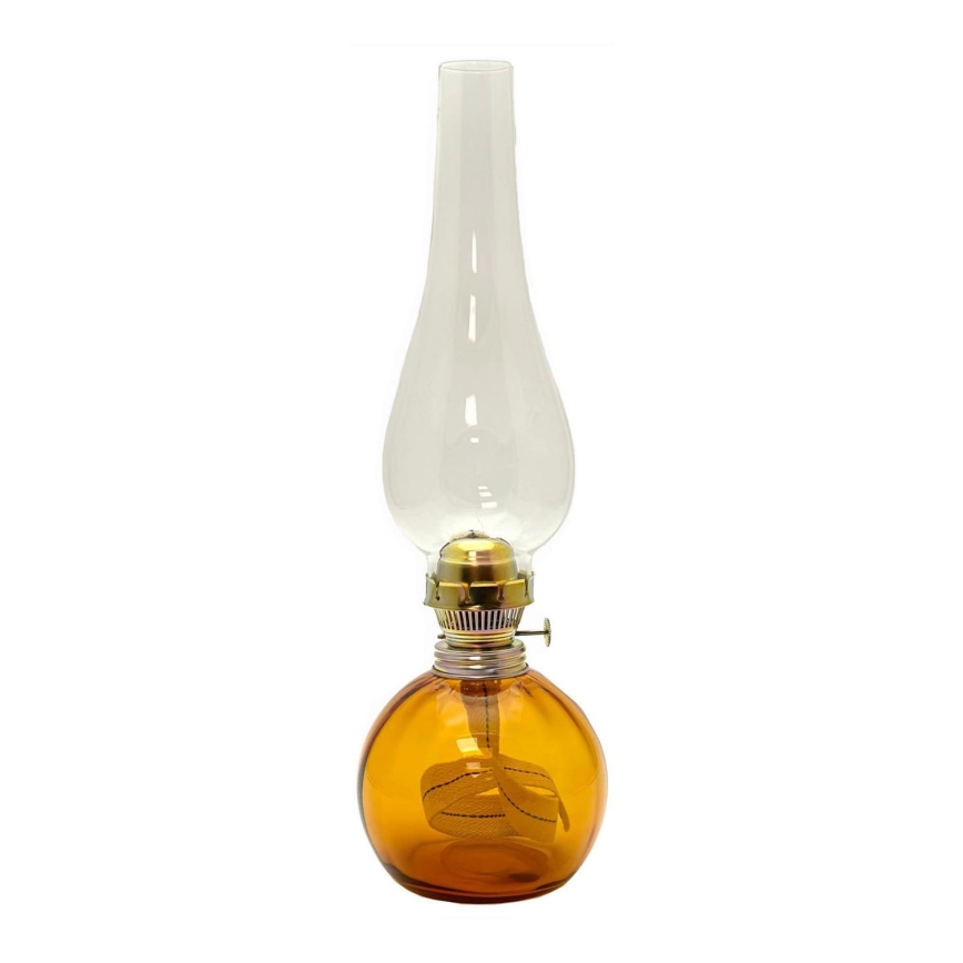 Petroleums lampe BASIC 38 cm amber