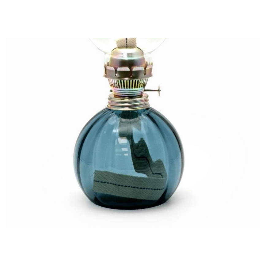Petroleums lampe BASIC 38 cm røg