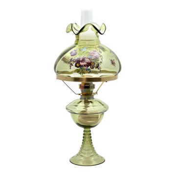 Petroleums lampe JASMÍNA 50 cm skovgrøn