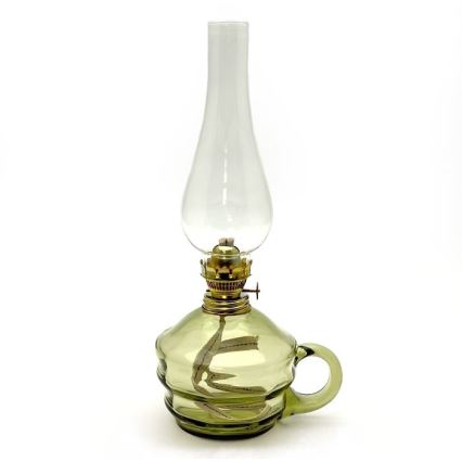 Petroleums lampe KLÁRA 34 cm skovgrøn