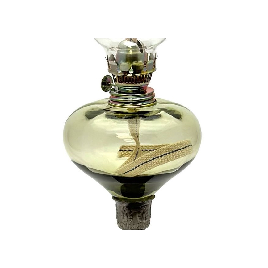 Petroleums lampe KRASOMÍRA 42 cm skovgrøn