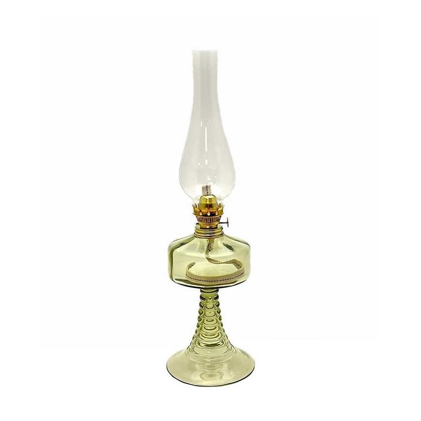 Petroleums lampe PETRA 42 cm skovgrøn