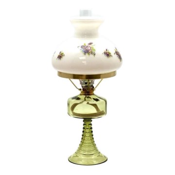 Petroleums lampe PETRA 42 cm skovgrøn