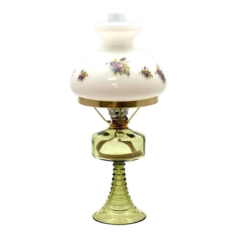 Petroleums lampe PETRA 42 cm skovgrøn