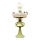 Petroleums lampe PETRA 42 cm skovgrøn