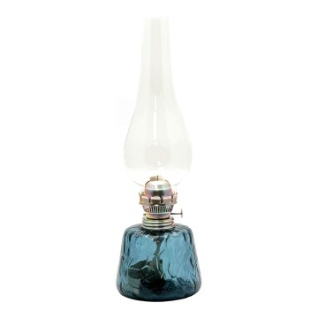 Petroleums lampe POLY 38 cm røg