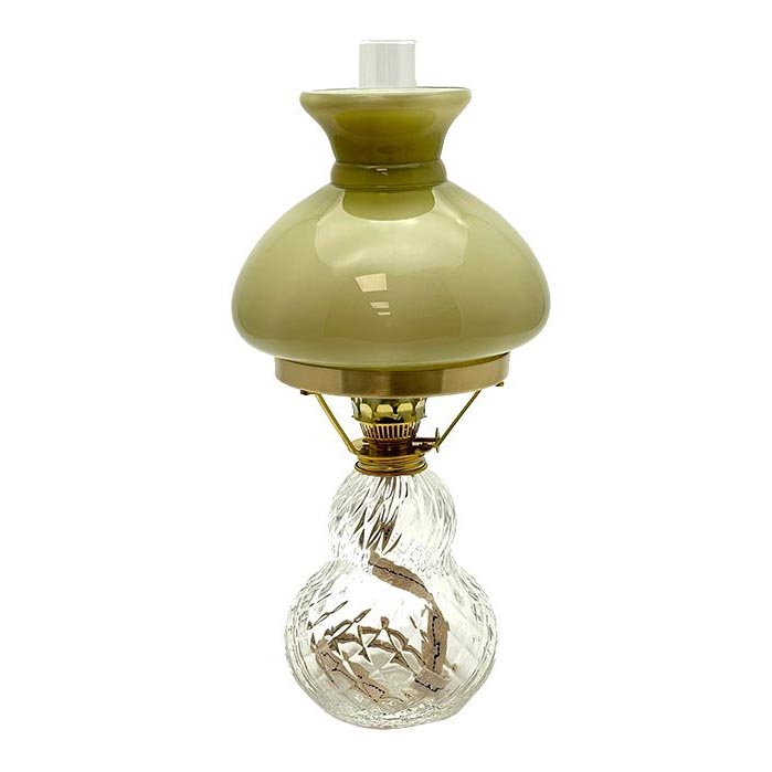 Petroleums lampe ZUZANA 43 cm krystal ternet