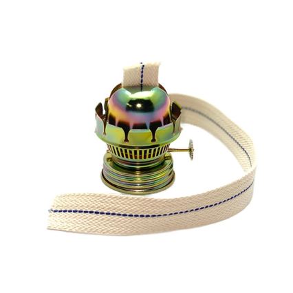 Petroleumslampe KLÁRA 34 cm skovgrøn