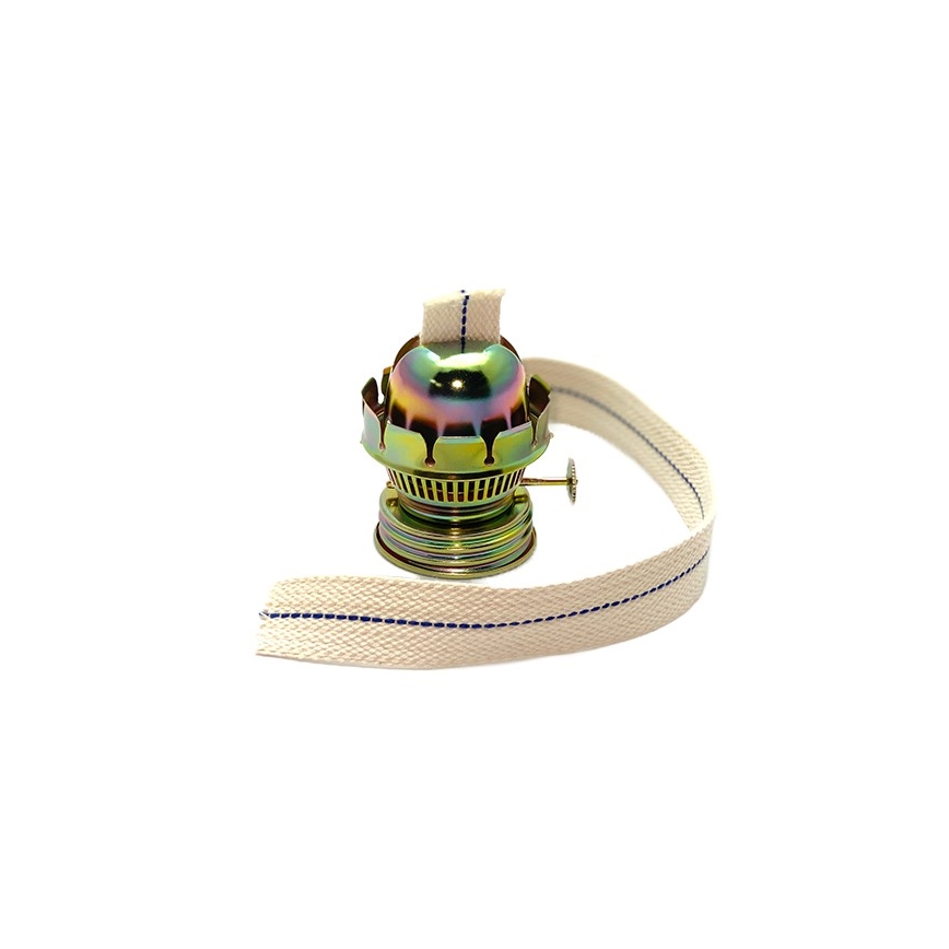 Petroleumslampe KLÁRA 34 cm skovgrøn