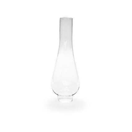 Petroleumslampe MONIKA 34 cm amberfarvet ternet