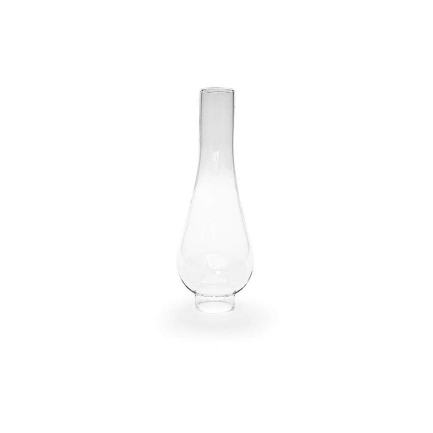 Petroleumslampe MONIKA 34 cm amberfarvet ternet