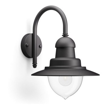 Philips 01652/30/PN - Udendørs væglys MYGARDEN RAINDROP 1xE27/60W/230V IP44