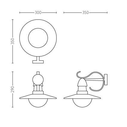 Philips 01816/30/PN - Udendørs lys MYGARDEN TOPIARY 1xE27/60W/230V IP44