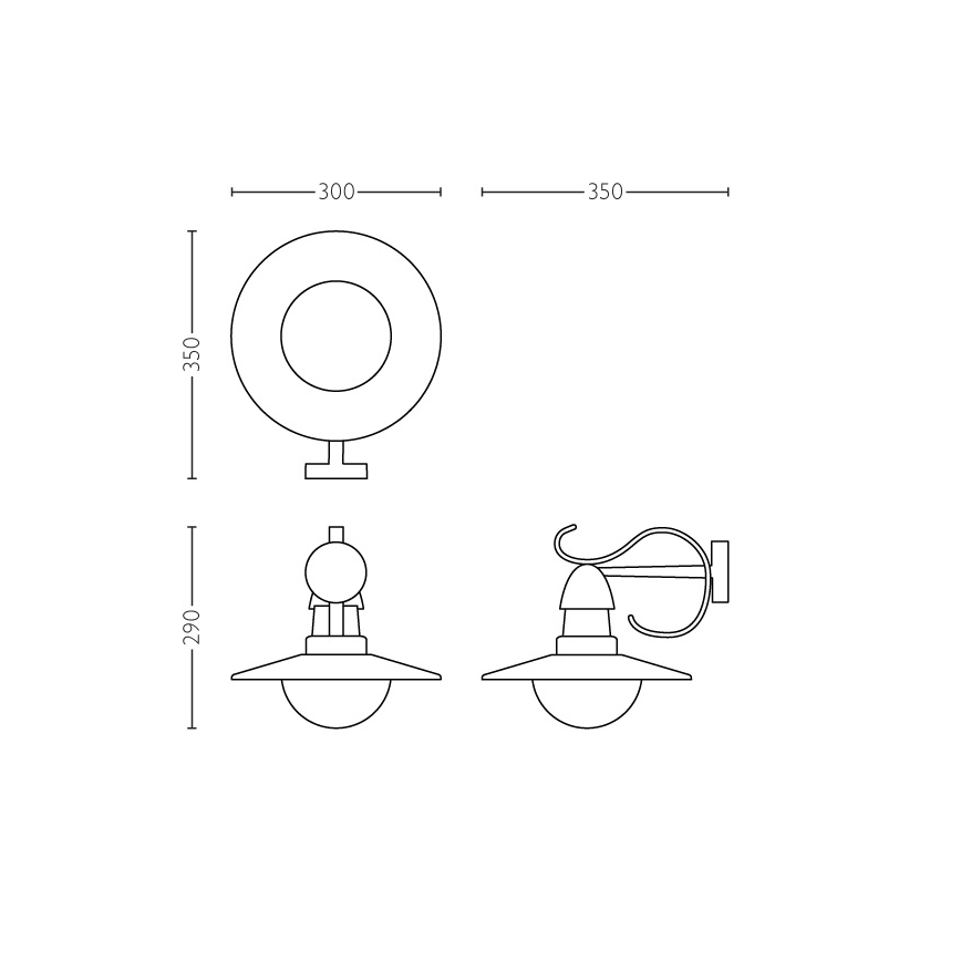Philips 01816/30/PN - Udendørs lys MYGARDEN TOPIARY 1xE27/60W/230V IP44