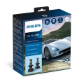Philips 11342U91X2 - 2x LED autopære Ultinon 9100 H4 P43t-38/13,2W/12/24V 5800K