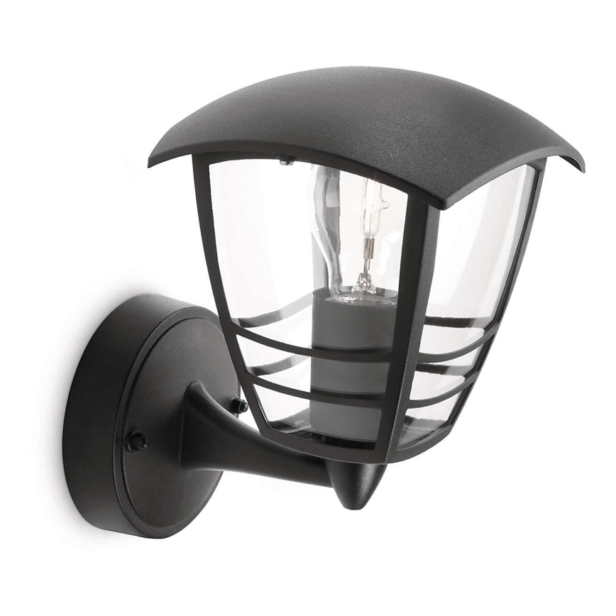 Philips 15380/30/16 - Udendørs væglys MYGARDEN CREEK 1xE27/60W/230V IP44