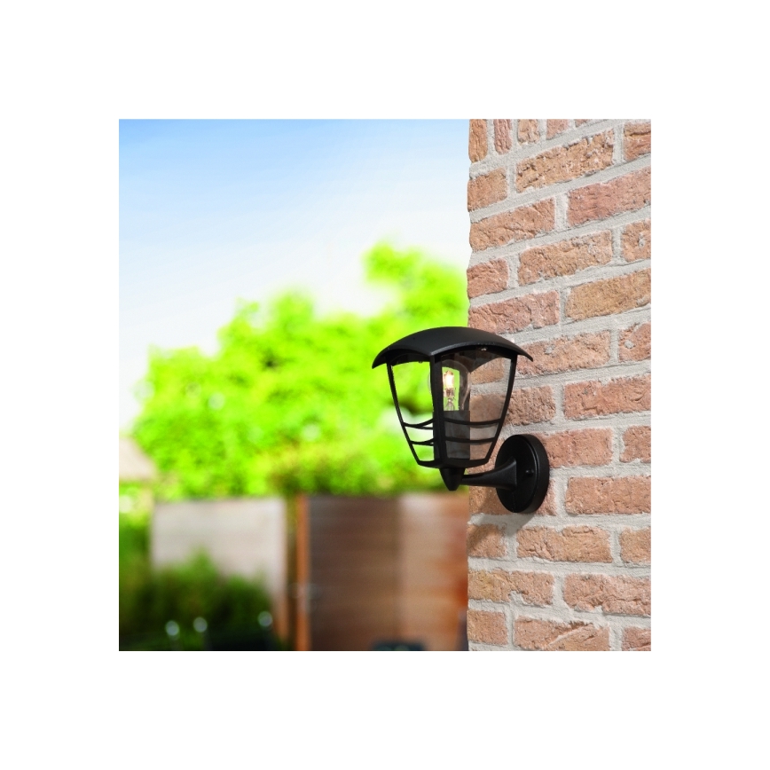 Philips 15380/30/16 - Udendørs væglys MYGARDEN CREEK 1xE27/60W/230V IP44