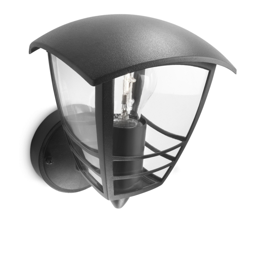 Philips 15380/30/16 - Udendørs væglys MYGARDEN CREEK 1xE27/60W/230V IP44