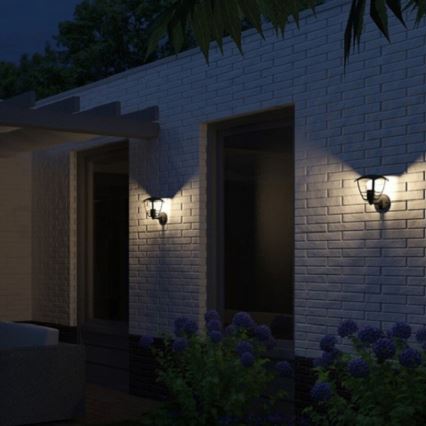Philips 15380/30/16 - Udendørs væglys MYGARDEN CREEK 1xE27/60W/230V IP44