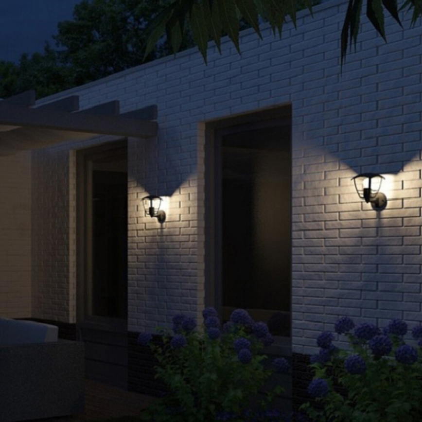 Philips 15380/30/16 - Udendørs væglys MYGARDEN CREEK 1xE27/60W/230V IP44