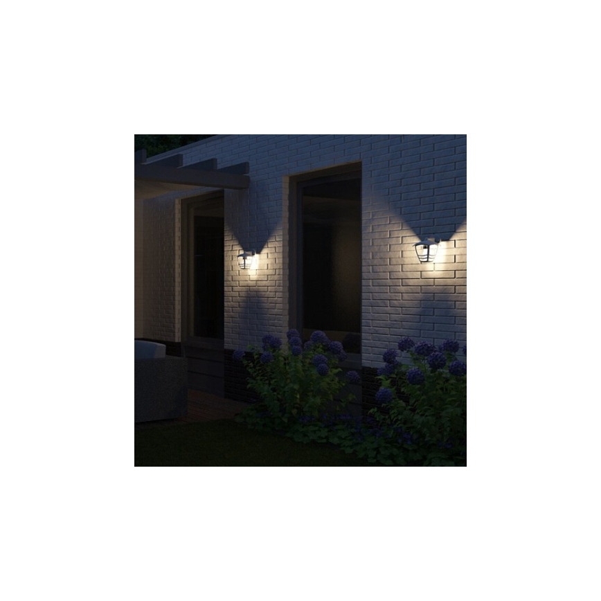 Philips - Udendørs væglampe 1xE27/60W/230V IP44