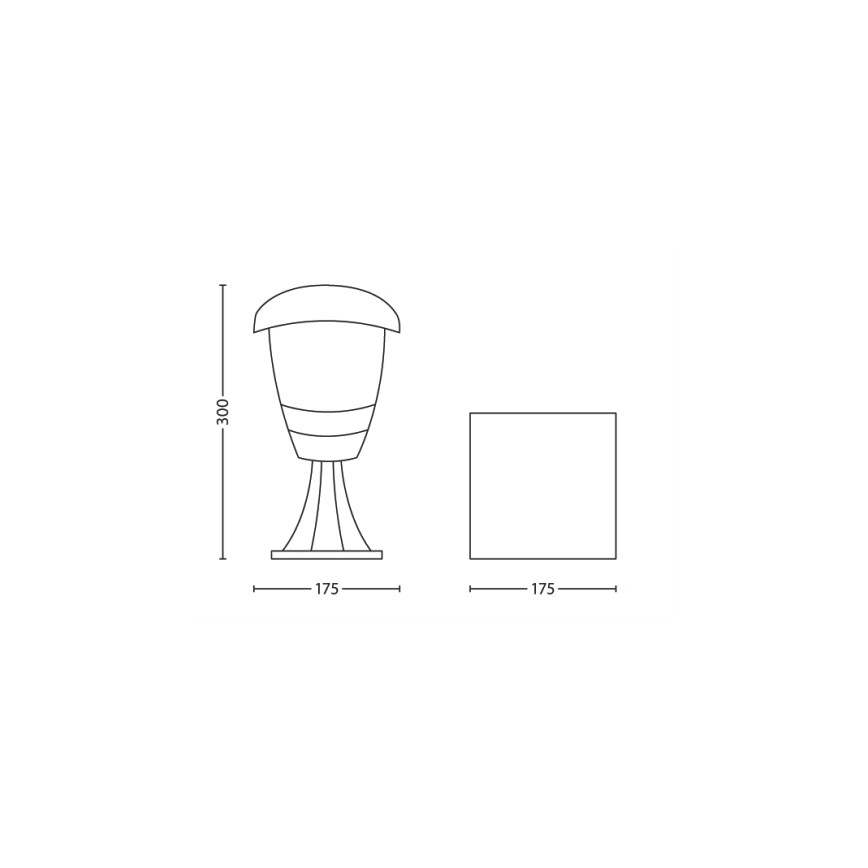 Philips - Havelampe 1xE27/60W/230V IP44