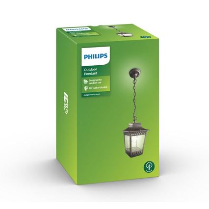 Philips 15406/86/PN - Udendørspendel HEDGE 1xE27/60W/230V IP44