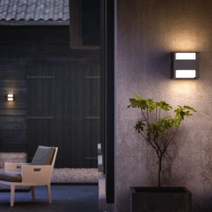 Philips - Udendørs LED væglampe LED/4,5W/230V 2700K IP44