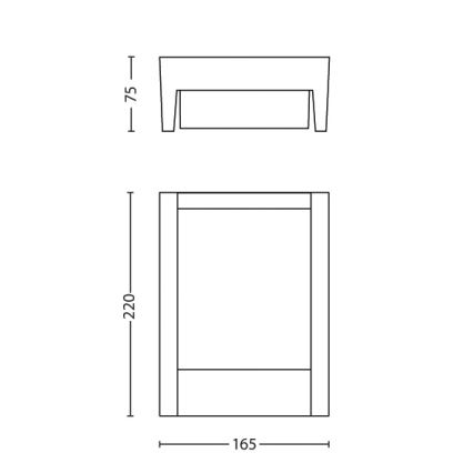 Philips - Udendørs LED væglampe LED/6W/230V 2700K IP44
