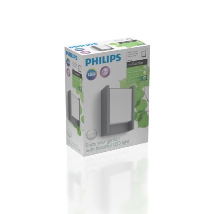 Philips - Udendørs LED væglampe LED/6W/230V 2700K IP44