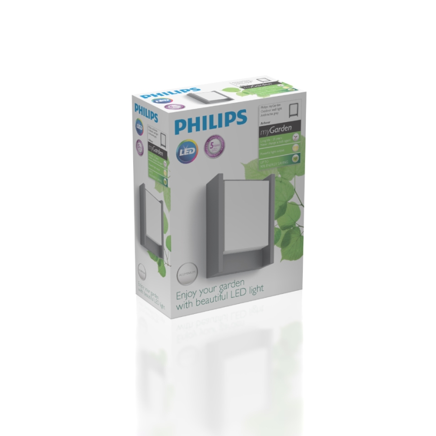 Philips - Udendørs LED væglampe LED/6W/230V 2700K IP44