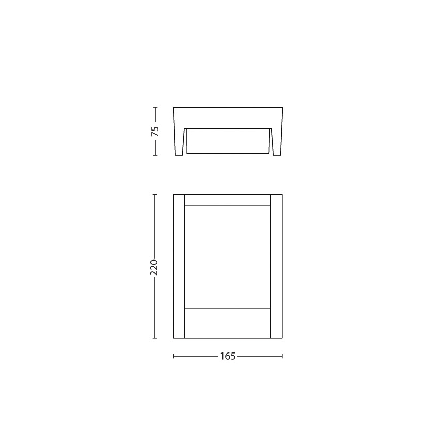 Philips - Udendørs LED væglampe LED/6W/230V 4000K IP44