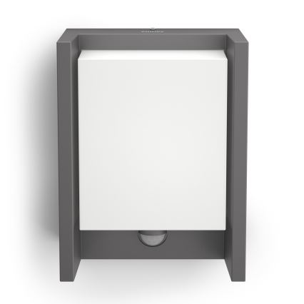 Philips - LED Udendørs væglampe med sensor LED/6W 4000K IP44