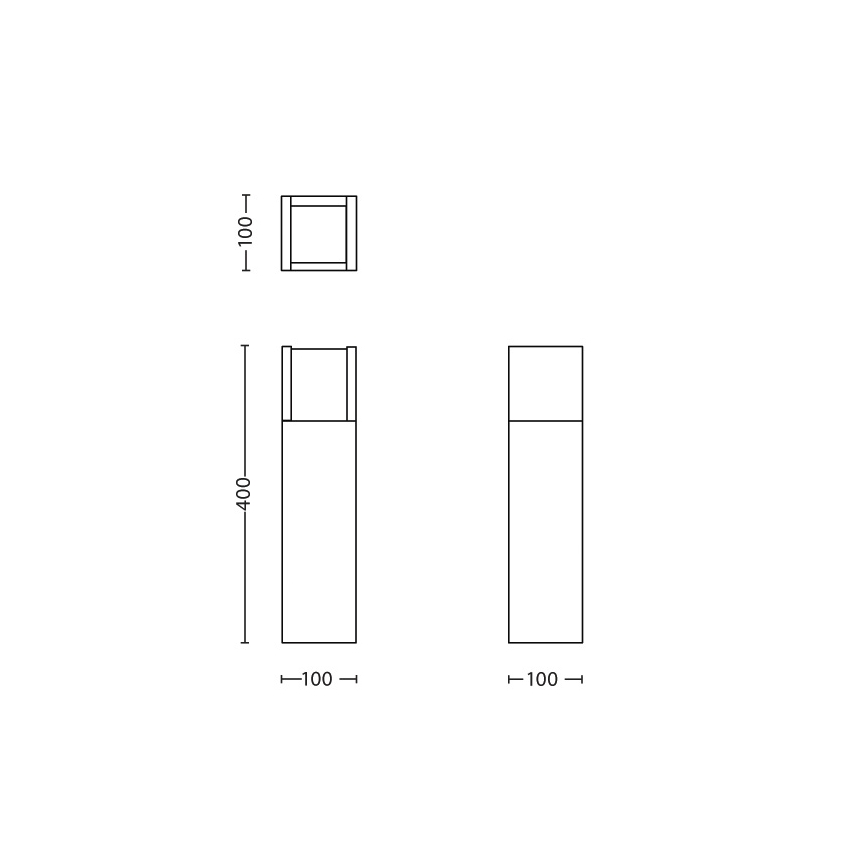 Philips - LED udendørslampe LED/6W/230V 2700K IP44
