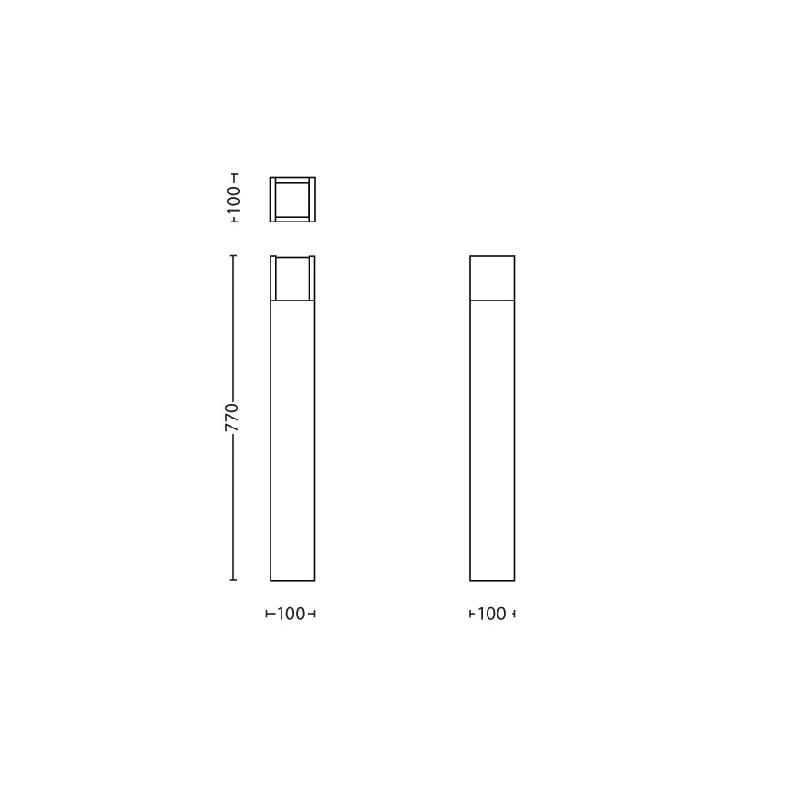 Philips - LED udendørslampe LED/6W/230V 4000K IP44