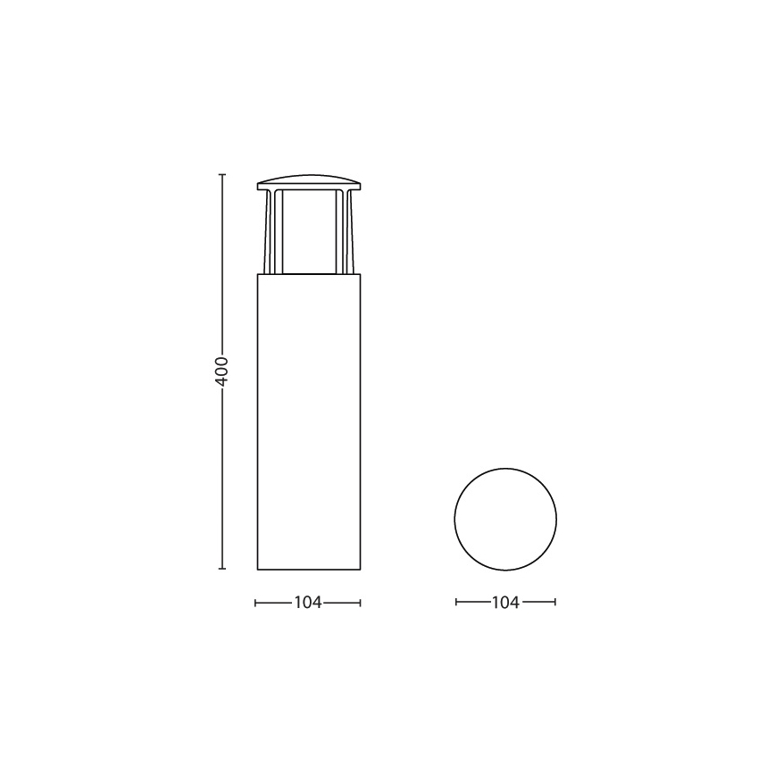 Philips - Udendørs LED lampe 1xLED/6W/230V IP44